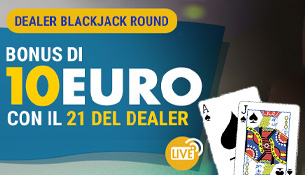 Studio live Dealer Blackjack Round